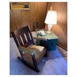 Mission style sturdy rocker