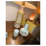 night stand water carafe with cup