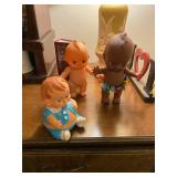 Black and white KEWPEE dolls