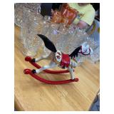 cast iron rocking horse