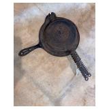 GRISWOLD stove top waffle maker, complete