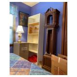 Grandfather clock, with internal parts