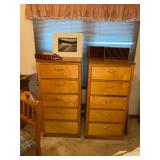 2 slim highboy chest of drawer, great for small spaces