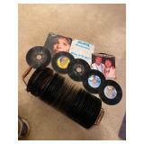 nice selection of 45s records