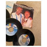nice selection of 45s records