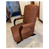 nice MCM Art Deco Platform spring-rocker 