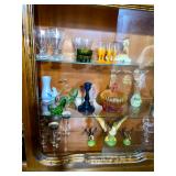 vtg barware and juice glasses