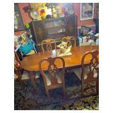 dining table and chairs