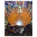 dinning table for 8, with leaf inserts