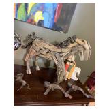 Driftwood Horse sculpture