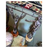 heavy bronze statues