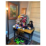 chimp / sock monkey stuffed animals