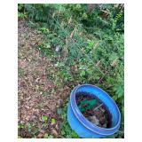 victorian wrought iron garden fence fleu de lis finials