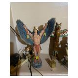 American Indian statues