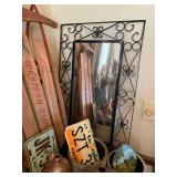 iron metal mirror
