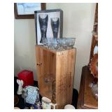 "sammel tassen", beer steins and wine glasses