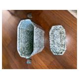 vtg enamel lunch box