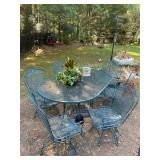 swivel chair patio set