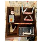 vtg PURINA pen knives