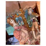 Large figural lampe / Capodimote