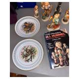 Hummels and decorative plates