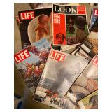 Life and look magazines from the 1960s