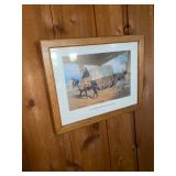 Handcrafted oak frames