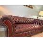 VTG Chesterfield sofa, chair & ottoman, Larry Kagan vase, Widdicomb, Namebrand clothing shoes 