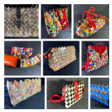 Large Collection of Nahui Ollin Purses, Clutches, Totes for Auction