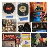 Marilyn Monroe, Vinyl, Jakks Pacific Games, Godfather, Watches, Hiking, Survival, Blades, and more.