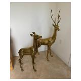 Solid Brass Deer