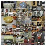 Antiques, tools, Harley Davidson, appliances, knives, 1 oz silver American Eagle