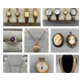 Curated Classics: Flow Blue, Uranium Glass, Doulton Figurine, Jewelry & More