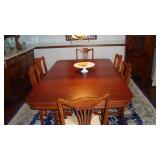 Cherry Table Silk Rug