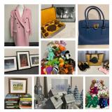Designer bags, shoes and fabulous art