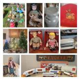 WW1 memorabilia, Diecast Branded model trucks, Collectible dolls, Coca Cola collectibles 