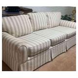 sleeper sofa in basement