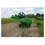 2006 John Deere 630F 30’ Hydroflex Bean head. Also John Deere 30’ head carrier.  W Lights