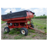 Gravity Bin w Seed Tender attachment.