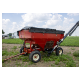 Gravity Bin w Seed Tender attachment.