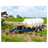 Duo-Lift 1000 Gal. Nurse Tank Trailer with all plumbing and motor.