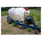 Duo-Lift 1000 Gal. Nurse Tank Trailer with all plumbing and motor.