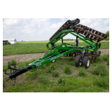 J&M Torsion Flex 212, 32’ Double Rolling Basket soil conditioner.