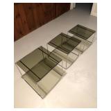 Glass & Chrome Nesting Tables