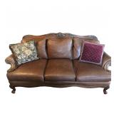 Brown Leather Couch