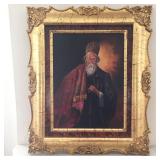 Signed Persian Oil Painting On Canvas