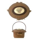 1973 Nantucket Basket Purse By Paul Whitten & Nancy A. Chase