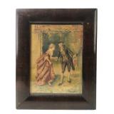 Victorian Watercolor Painting, Signed R. Conrad