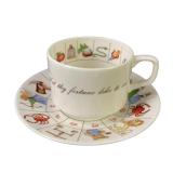 Royal Kendal Taltos Fine Bone China Fortune Telling Teacup & Saucer