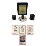 Tenyo Easter Island Mystery Eye Of The Idol Magic Set & 1985 Magician Cards